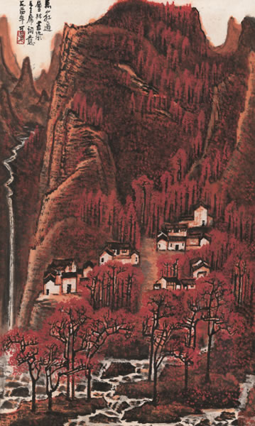 李可染 《万山红遍》