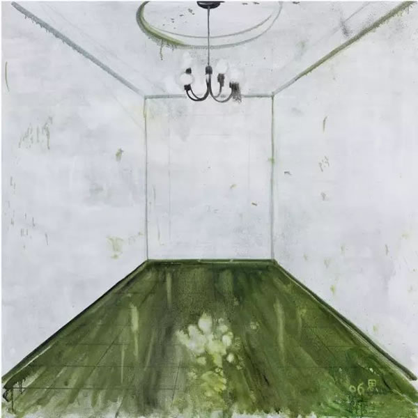 室内 2006年 布面 油画 150 × 150 cm