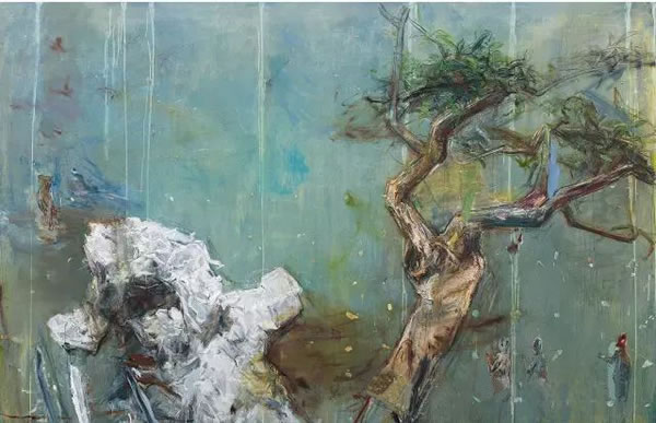 东坡的一封信 2011年 布面 油画180 × 280 cm 