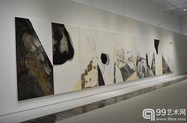 剩山图 尚扬 布面综合材料 2011-2013