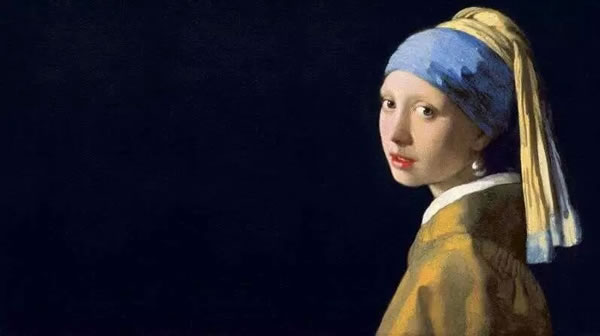 戴珍珠耳环的少女，十七世纪荷兰画家扬·弗美尔的作品