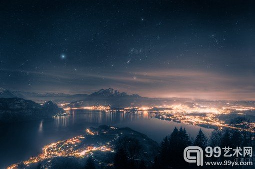 摄影师David Kaplan的一组拍摄于高山上的夜景风光摄影作品