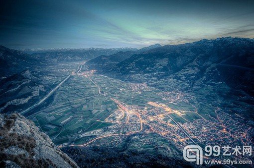 摄影师David Kaplan的一组拍摄于高山上的夜景风光摄影作品