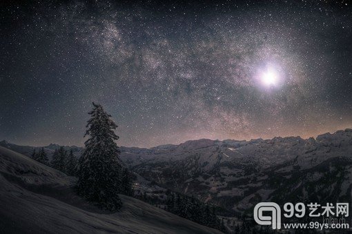 摄影师David Kaplan的一组拍摄于高山上的夜景风光摄影作品