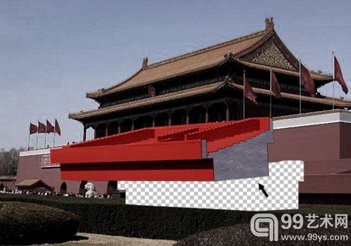 汪建伟，《观礼台》，2007
