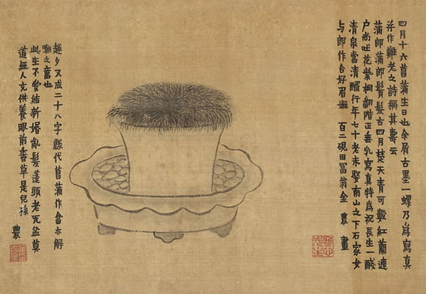 冬心墨妙册（局部）