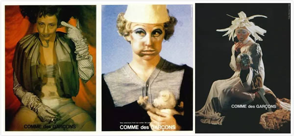 由Cindy Sherman出镜的 Comme des Garçons 1994年秋冬系列的明信片
