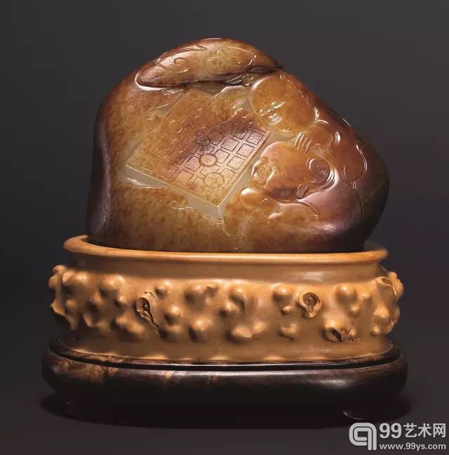 于雪涛 白玉雕定局摆件 新疆和田籽玉 11.88 × 9.4 × 5.1 cm 901 g RMB:2,600,000-3,800,000
