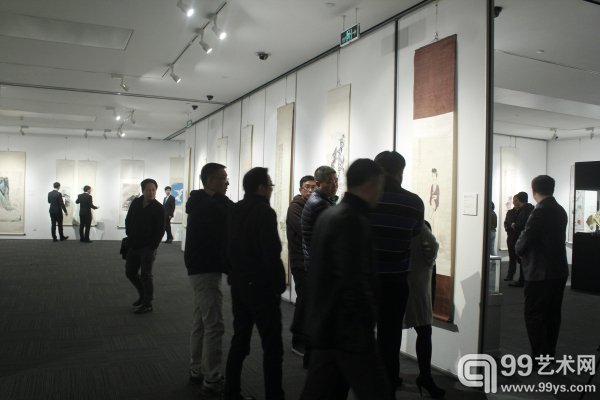 “叶隐闻声——齐白石工笔草虫大展”展览现场