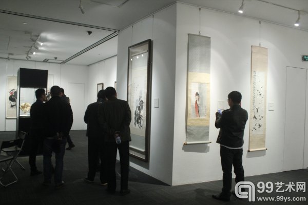 “叶隐闻声——齐白石工笔草虫大展”展览现场