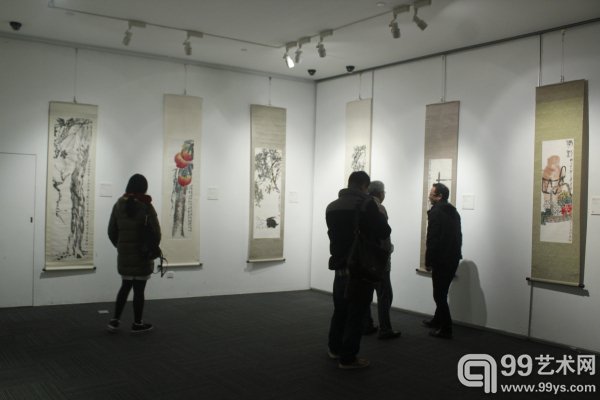 “叶隐闻声——齐白石工笔草虫大展”展览现场