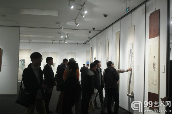 “叶隐闻声——齐白石工笔草虫大展”展览现场