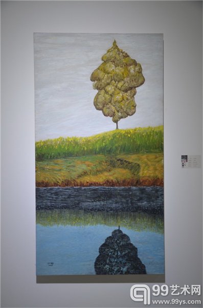 刘林魁 《独》画布油彩 70X130cm 2014