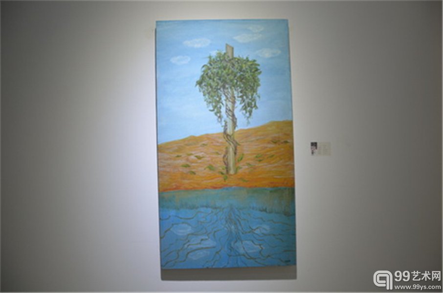 刘林魁 《漠》画布油彩 70X130cm 2014