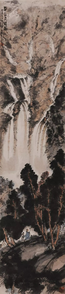 傅抱石 夏山雨后图