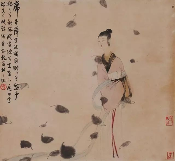 傅抱石 湘夫人