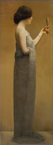 徐明《空镜》158x60cm 布面油画 2014