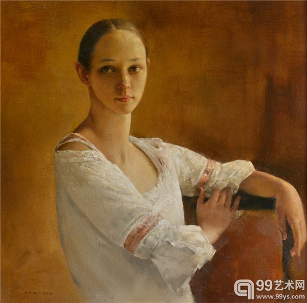 徐明《暖光》70x70cm 布面油画 2014