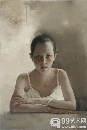 徐明《注》80x55cm 布面油画 2009