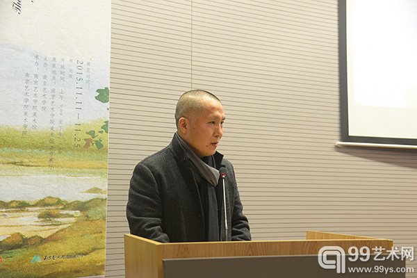 江苏省国画院院长、江苏省美术家协会主席、南艺美术学院院长周京新先生致辞