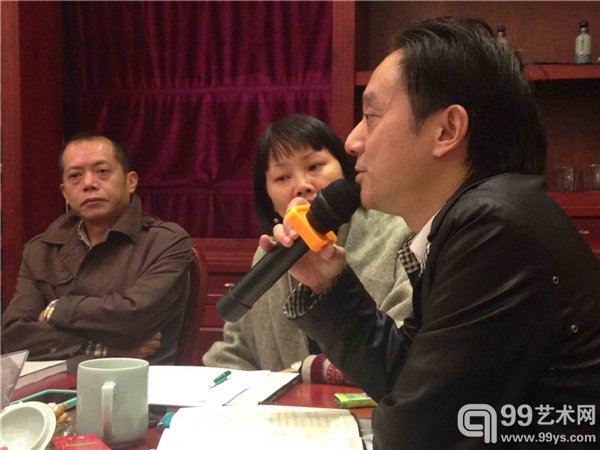 文轩美术馆馆长蔡家骏发言