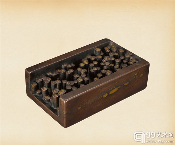 明 太史百眼端砚 长:21.5 cm 估价:RMB 300,000-380,000