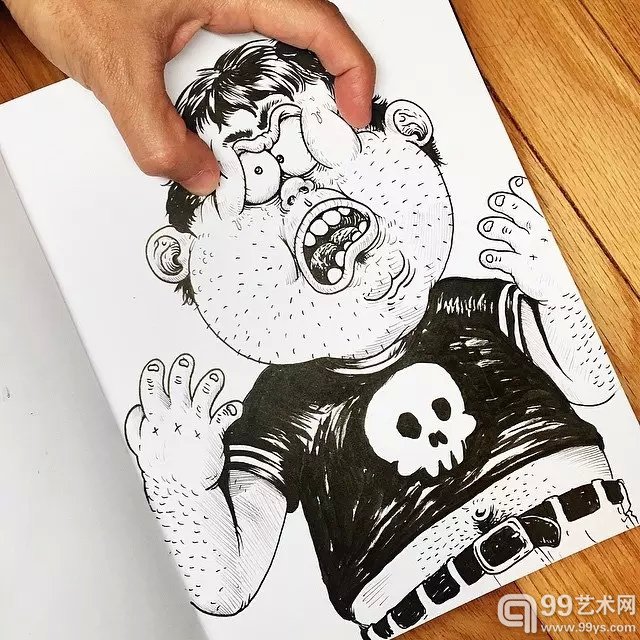 插画家Alex Solis的创意搞笑插画