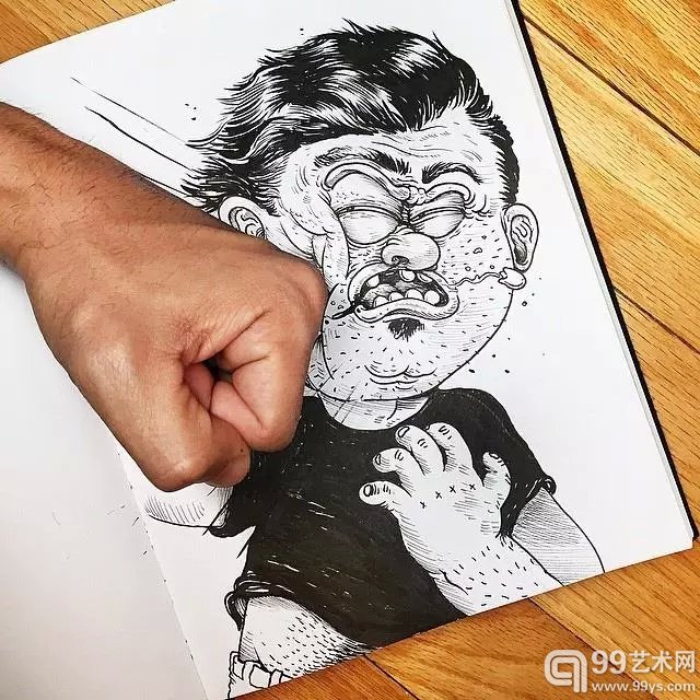 插画家Alex Solis的创意搞笑插画