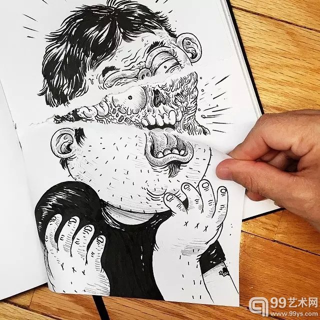 插画家Alex Solis的创意搞笑插画