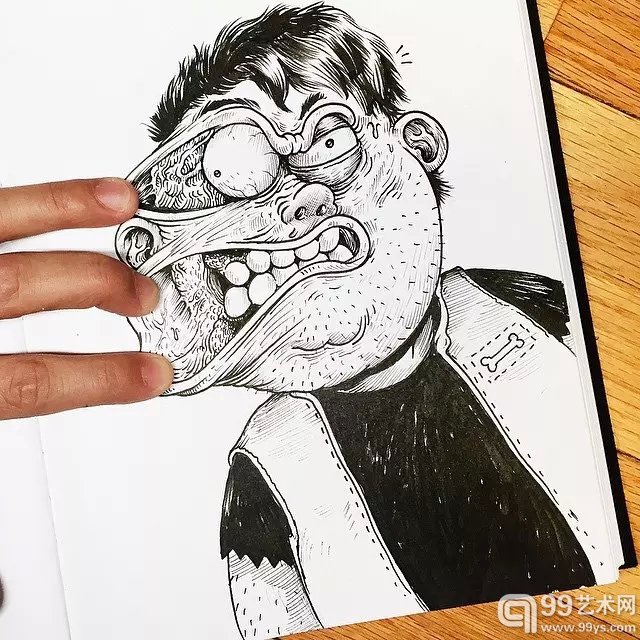 插画家Alex Solis的创意搞笑插画