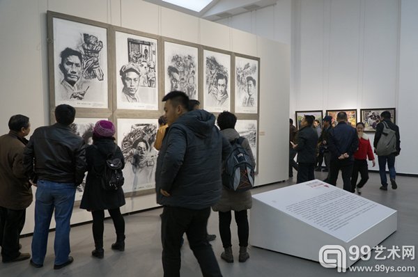 第三届架上连环画展现场 