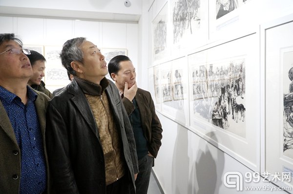 第三届架上连环画展现场