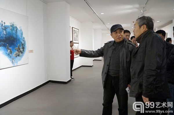第三届架上连环画展现场