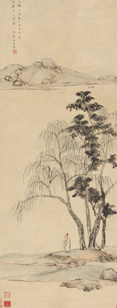 程嘉燧 西涧图 126.5 × 49.5 cm 成交价:RMB 10,350,000