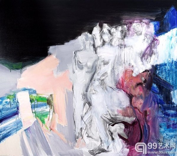《离之八》，140x160cm，布面丙烯，2014