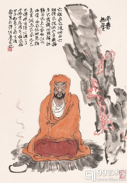 李学峰 无量寿佛（68x46cm)2015年