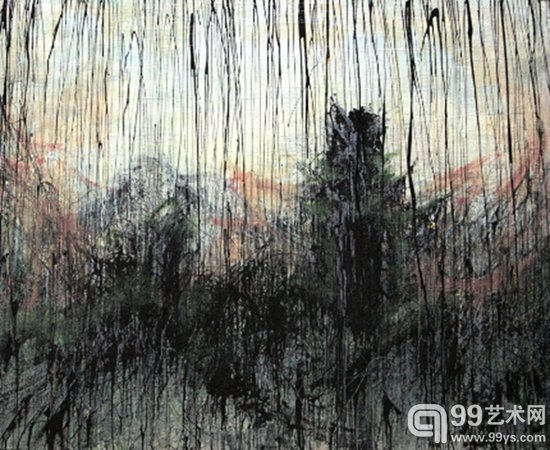 艺术家：韦加 作 品：孤独的风景 200cm×250cm布面油画 2014