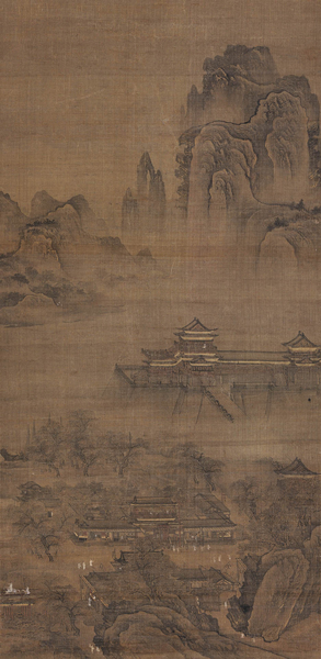 佚名 宫苑图