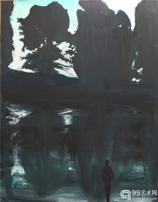 马轲《彼岸》布面油画 200x254cm 2015年