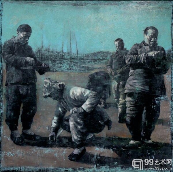 宋学智《根-民生记忆》丙烯  200×200cm  2014