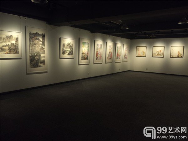 艺术中国行潍坊站画展现场照片