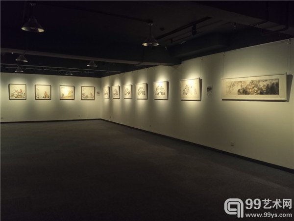 艺术中国行潍坊站画展现场照片