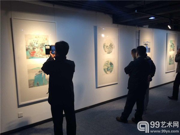 艺术中国行潍坊站画展现场照片