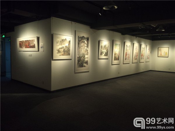 艺术中国行潍坊站画展现场照片