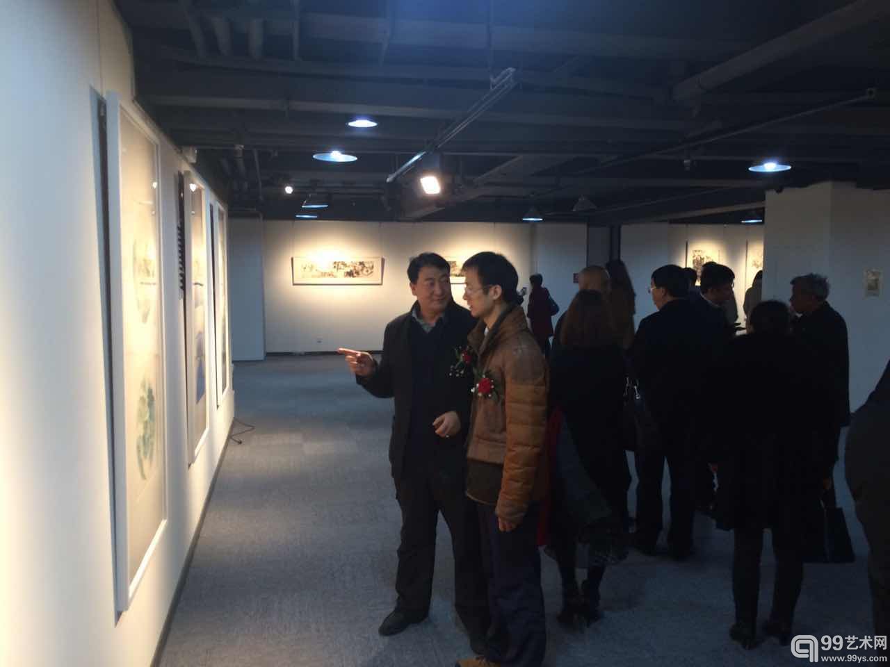 艺术中国行潍坊站画展现场照片