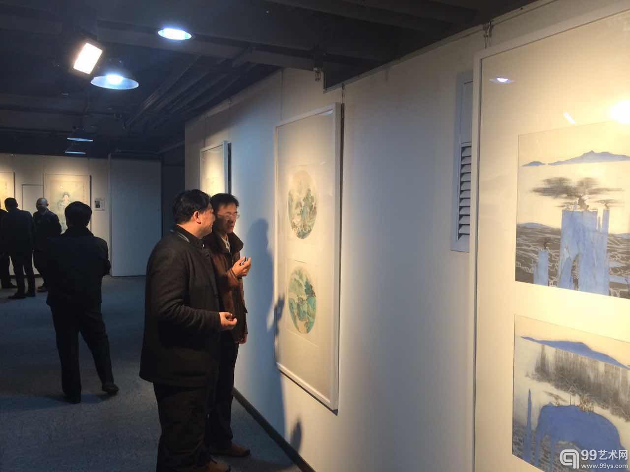 艺术中国行潍坊站画展现场照片