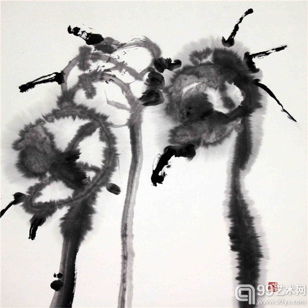 物语新说19号／2002年 69x69cm