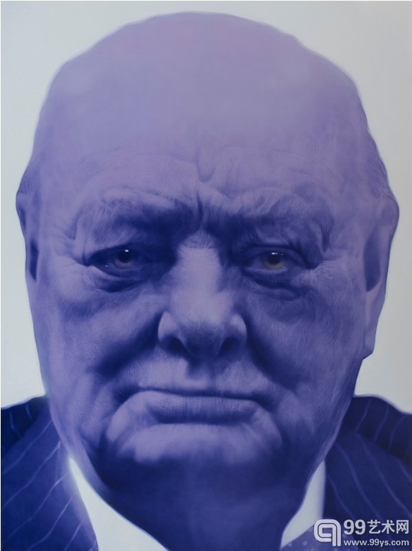 丘吉尔 Churchill   2015   oil on canvas   259 x 194 cm