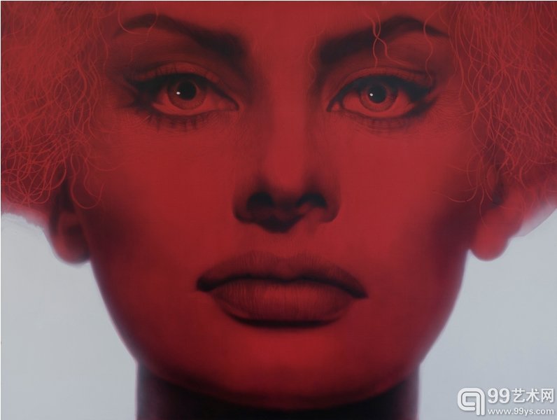 索菲亚 · 罗兰 Sophia Loren   2014   oil on canvas   148 x 193 cm