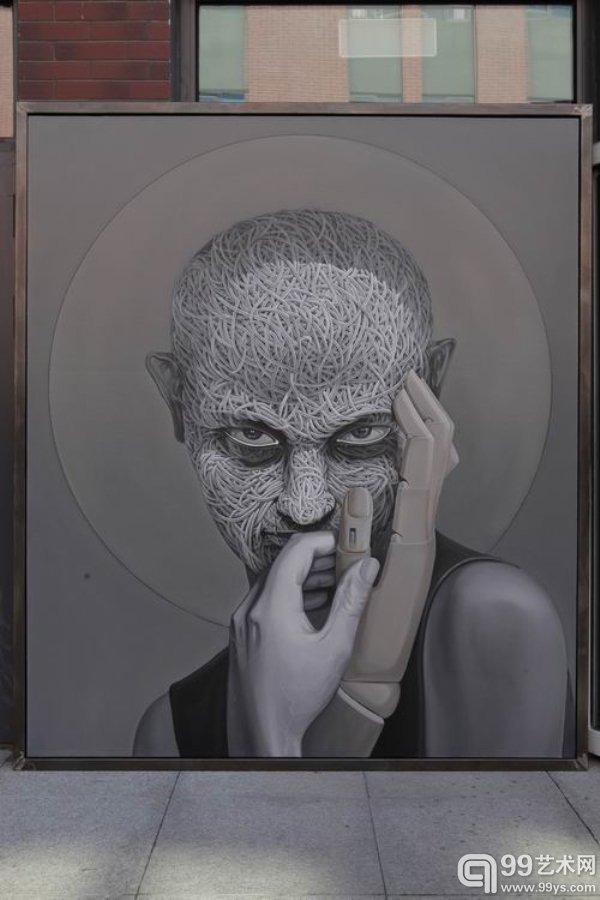 罗杰 囚-自足情感210cmX180cm.arcylic and oil on canvas 2015